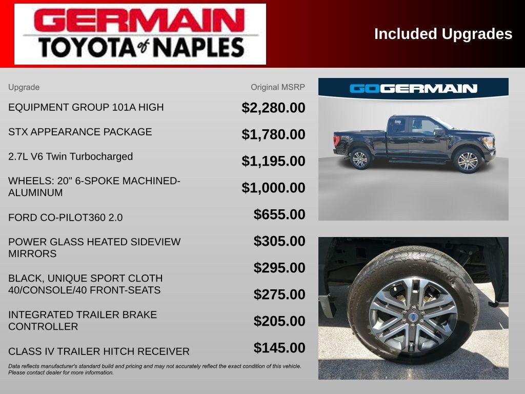 Used 2021 Ford F-150 Truck SuperCab Styleside