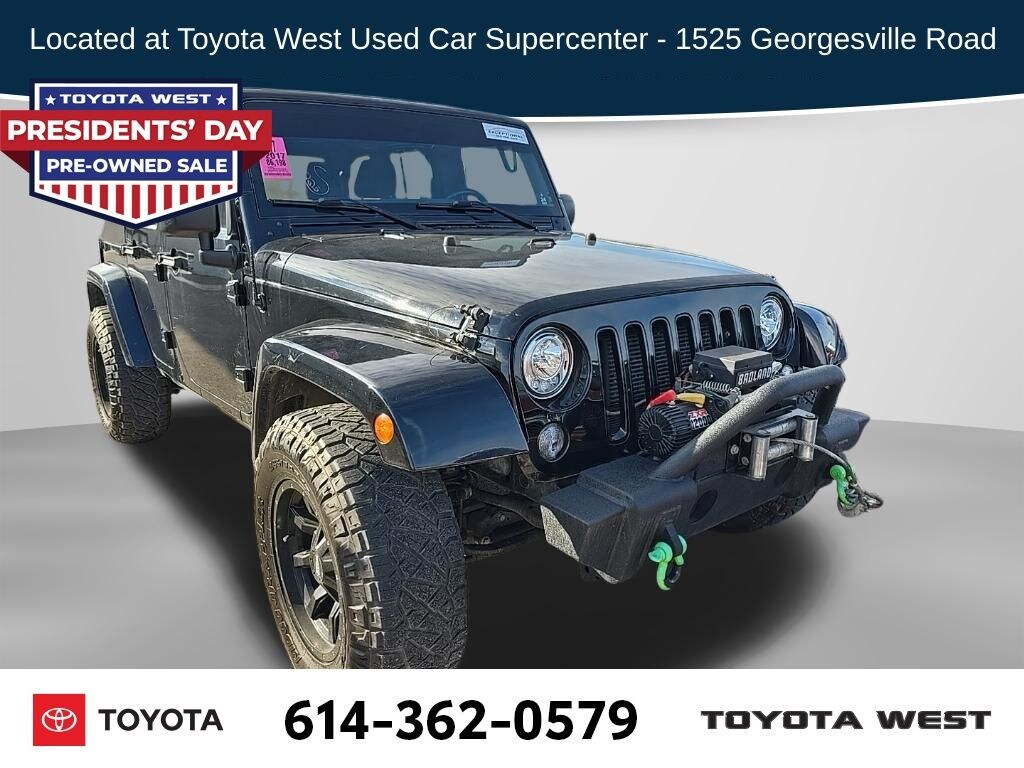 Used 2017 Jeep Wrangler JK Unlimited Sahara 4x4 SUV