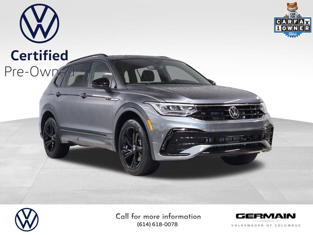 Certified 2023 Volkswagen Tiguan 2.0T SE R-Line Black SUV
