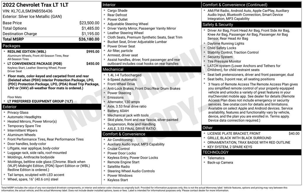 Used 2022 Chevrolet Trax LT SUV