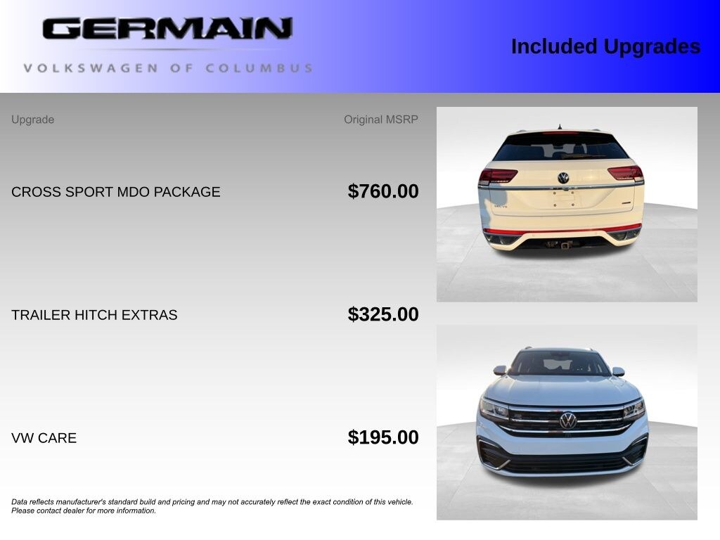 Used 2020 Volkswagen Atlas Cross Sport 3.6L V6 SEL Premium R-Line 4MOTION SUV