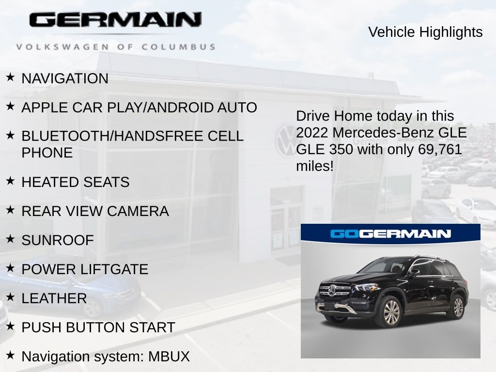 Used 2022 Mercedes-Benz GLE 350 SUV