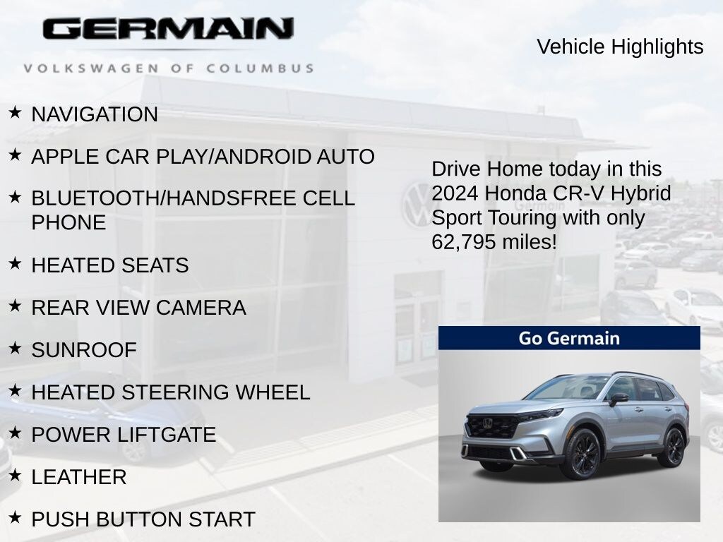 Used 2024 Honda CR-V Hybrid Sport Touring SUV