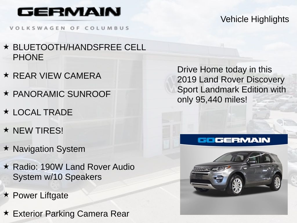 Used 2019 Land Rover Discovery Sport HSE SUV