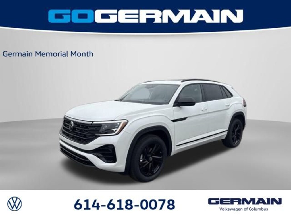 New 2026 Volkswagen Atlas Cross Sport 2.0T SEL R-Line Black SUV