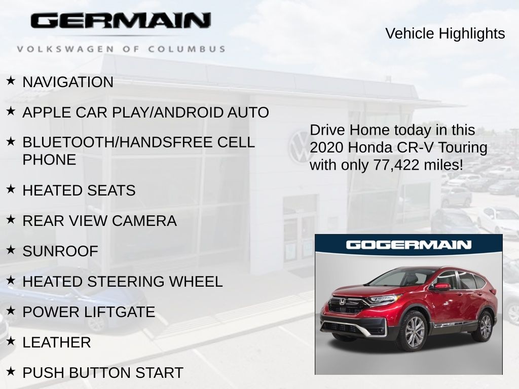Used 2020 Honda CR-V Touring AWD SUV