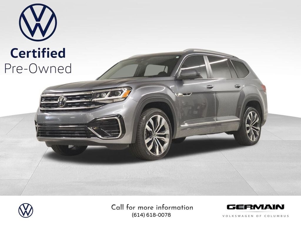 Certified 2021 Volkswagen Atlas 3.6L V6 SEL R-Line 4MOTION SUV