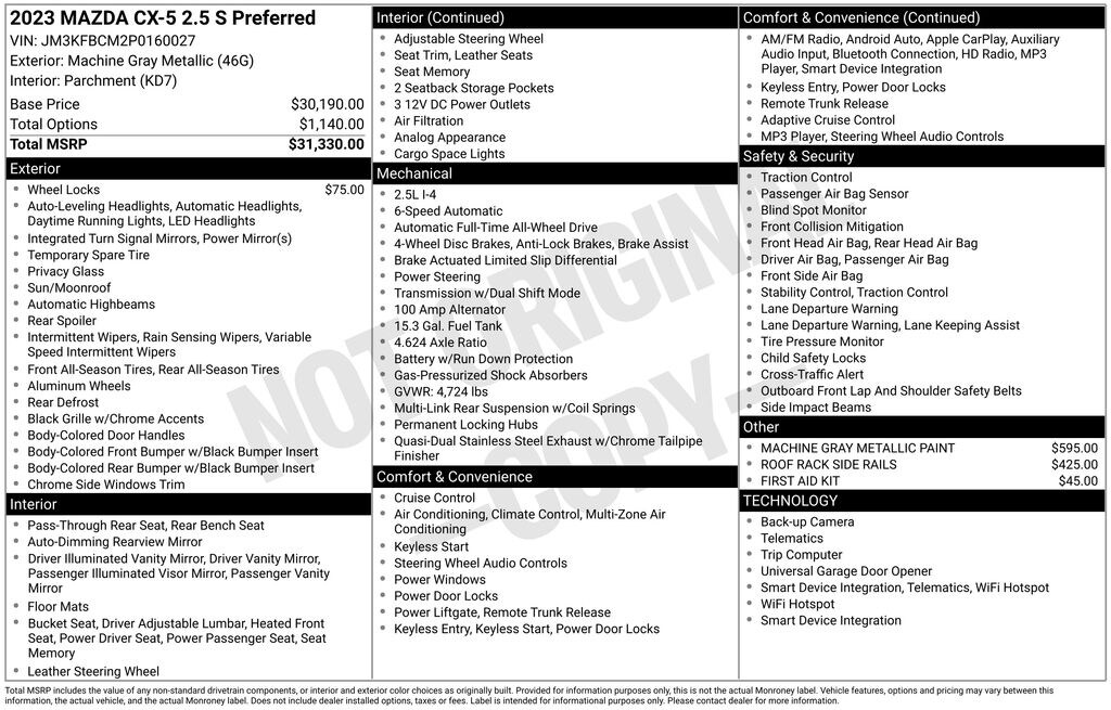 Used 2023 Mazda CX-5 2.5 S Preferred Package SUV