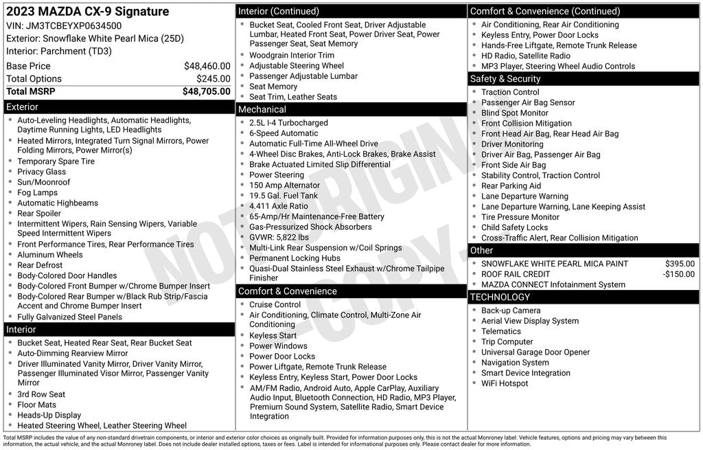 Used 2023 Mazda CX-9 Signature SUV