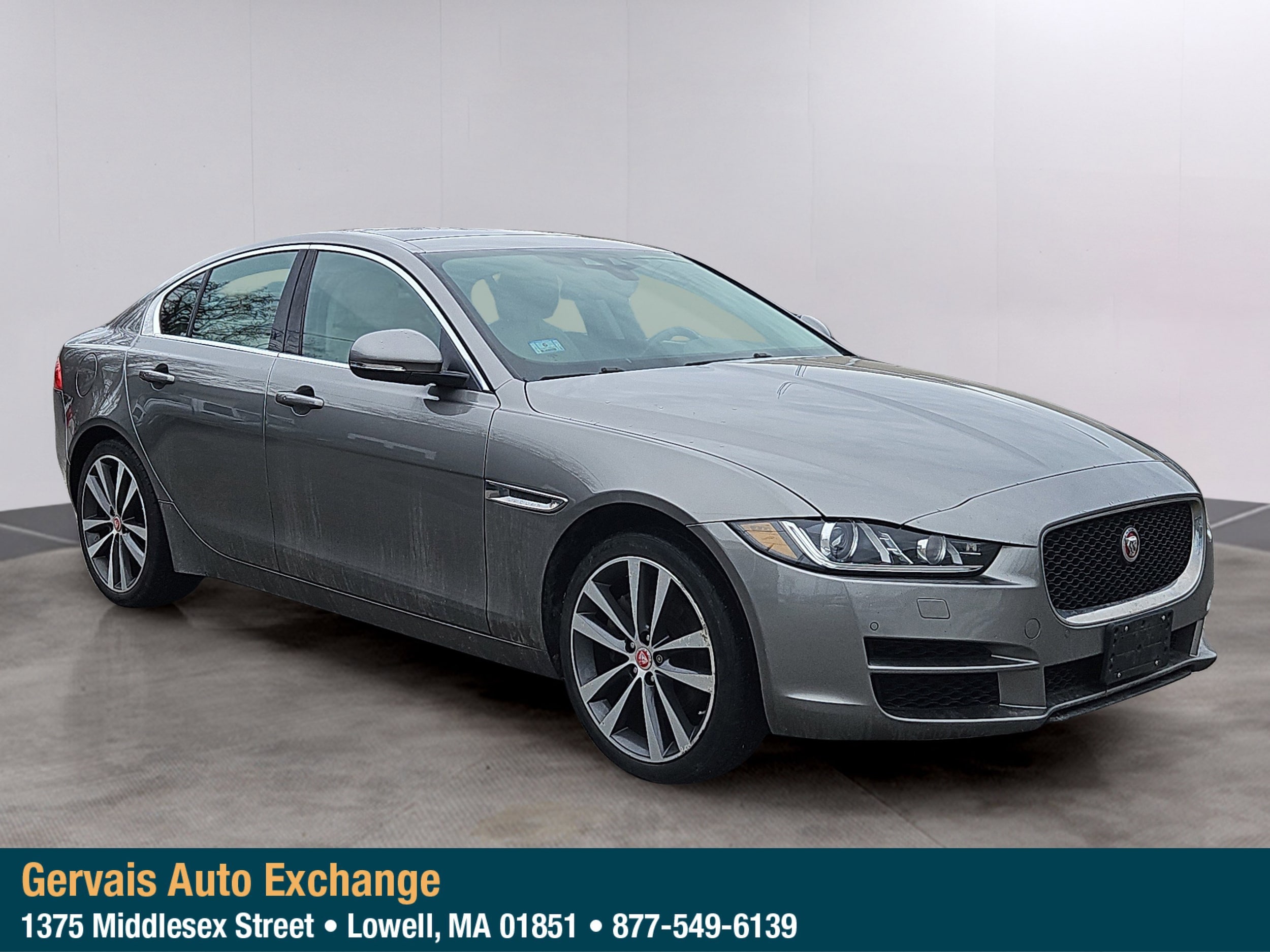 Gray 2018 Jaguar XE 25t Prestige AWD Sedan All-Wheel Drive Automatic
