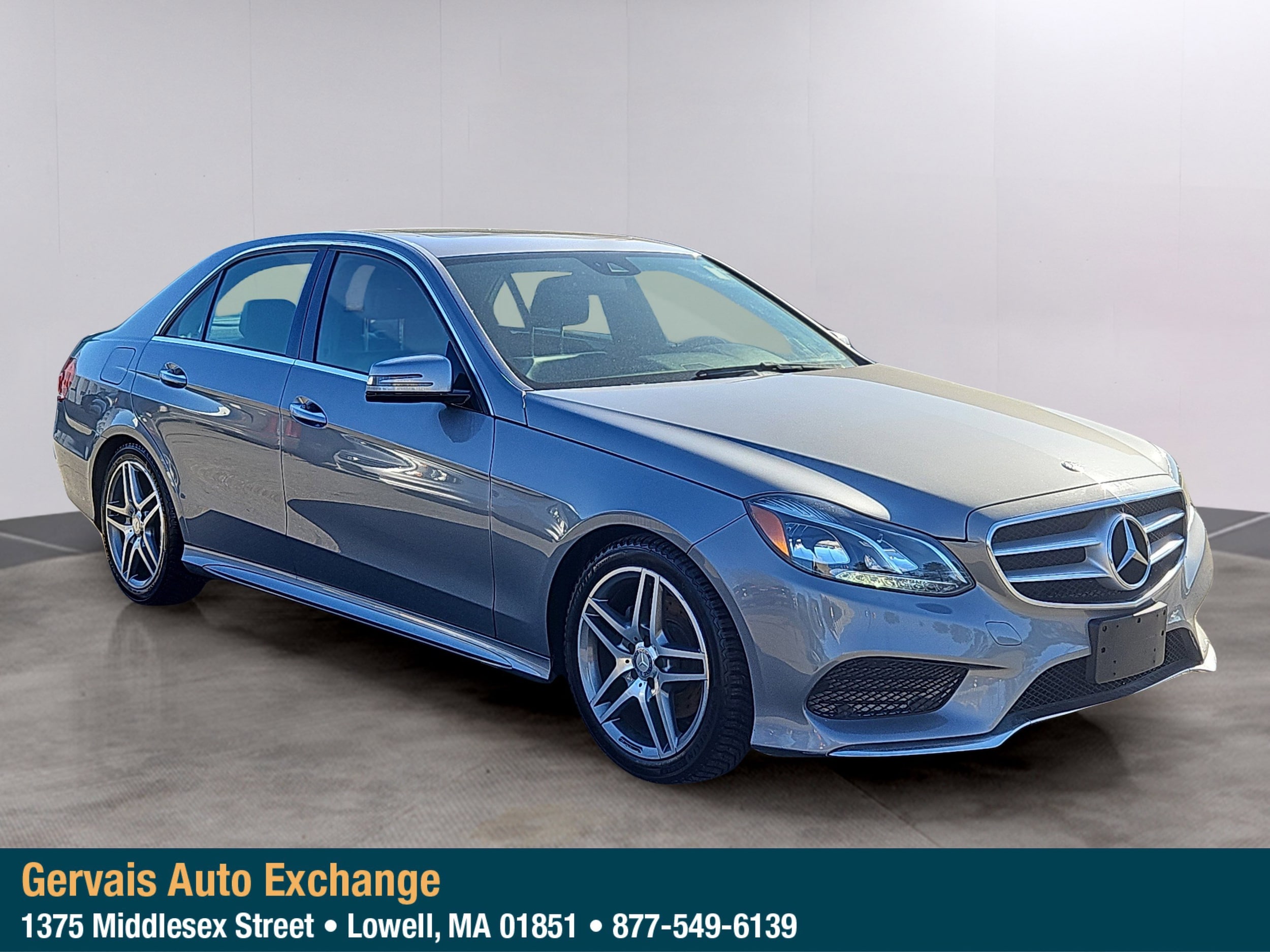 2015 Mercedes-Benz E-Class E 350 4MATIC Sedan AWD Gris Sedán Tracción en las cuatro ruedas Automática