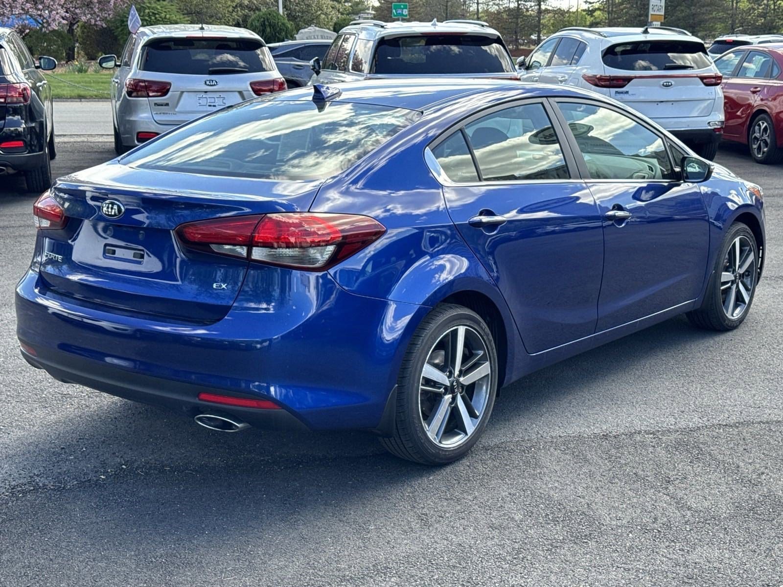 Used 2018 Kia FORTE EX with VIN 3KPFL4A84JE242974 for sale in Lowell, MA