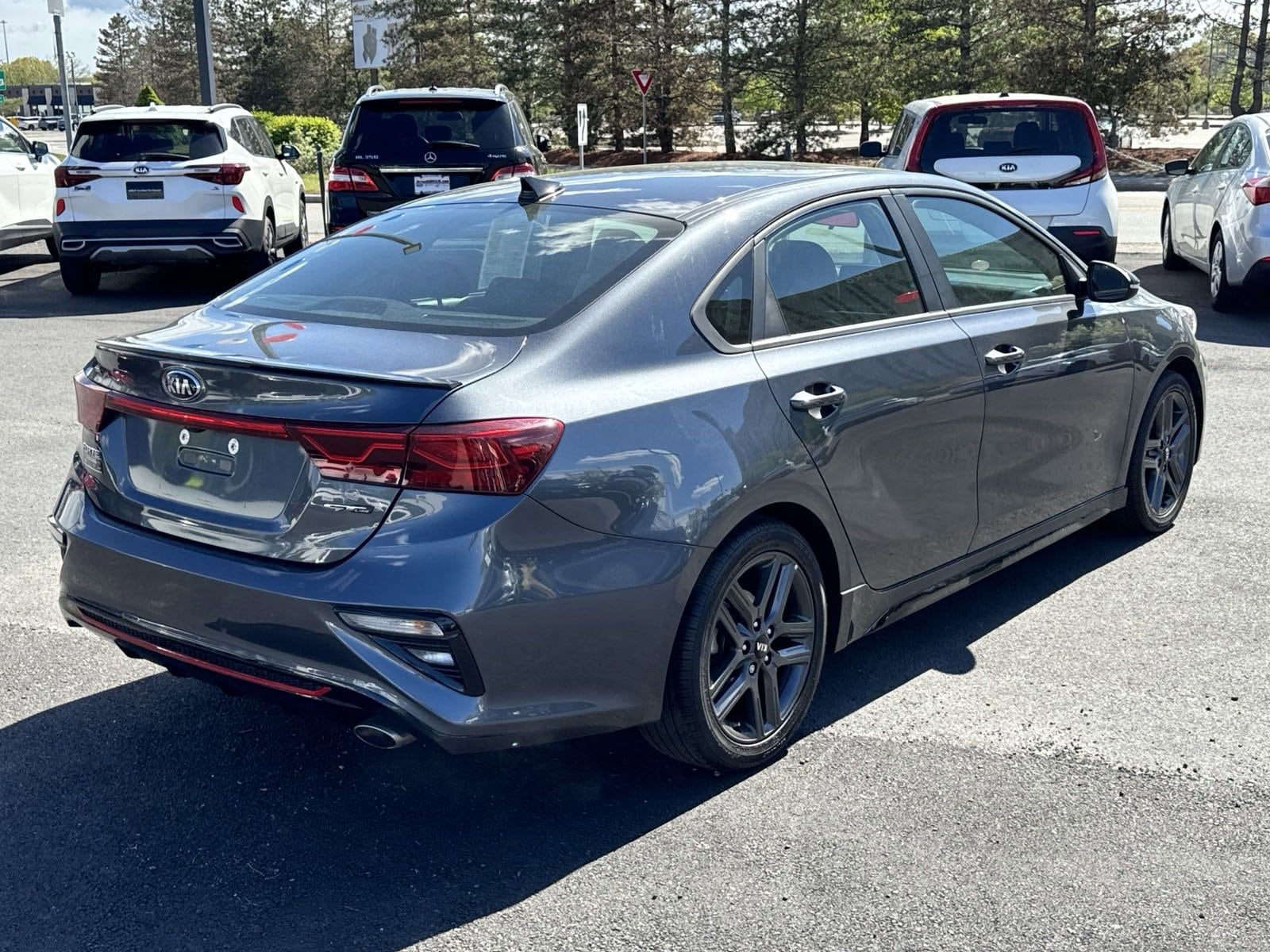 Certified 2020 Kia FORTE GT-Line with VIN 3KPF34AD3LE241671 for sale in Lowell, MA