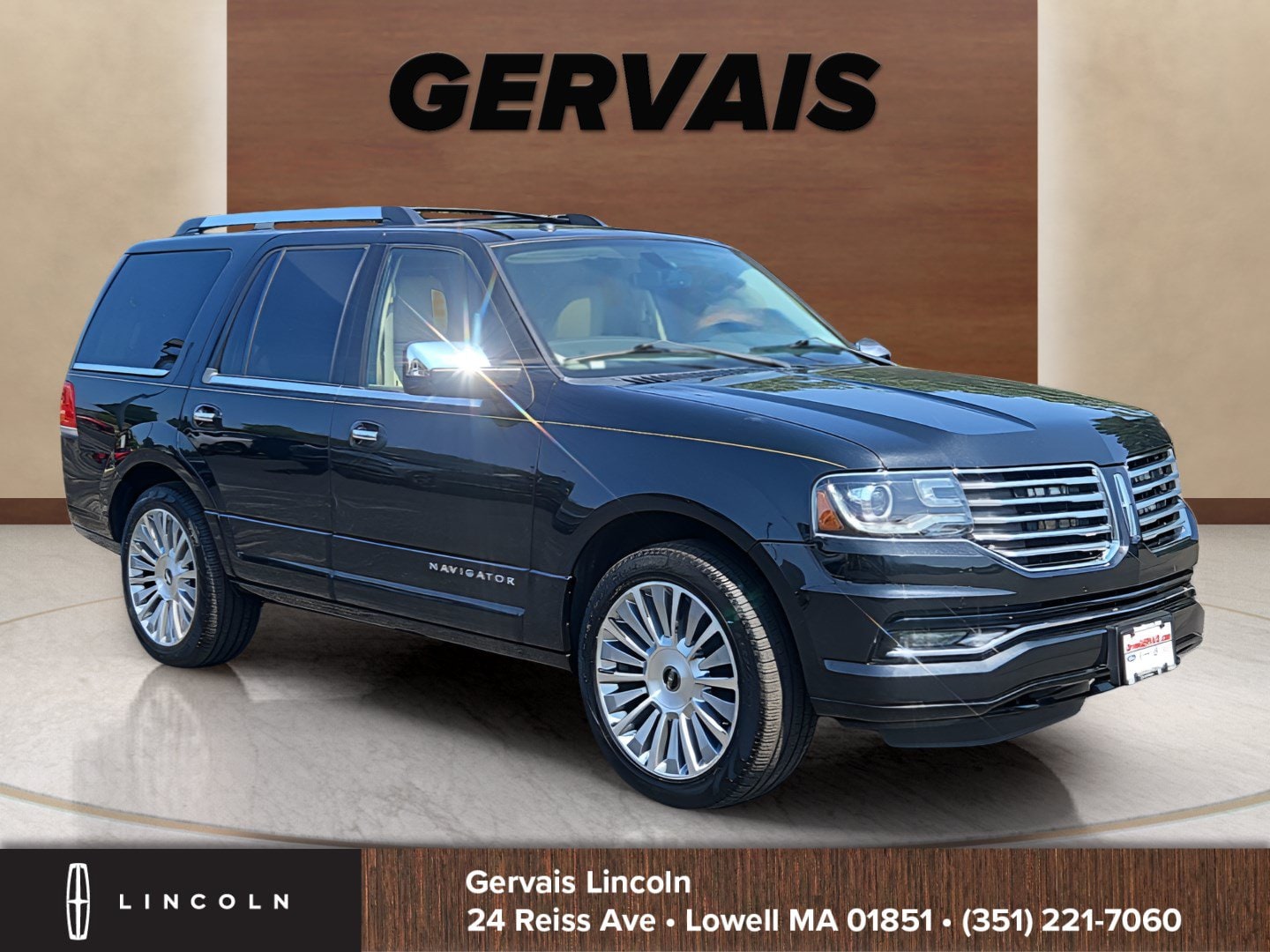 Black 2015 Lincoln Navigator SUV / Crossover Four-Wheel Drive Automatic