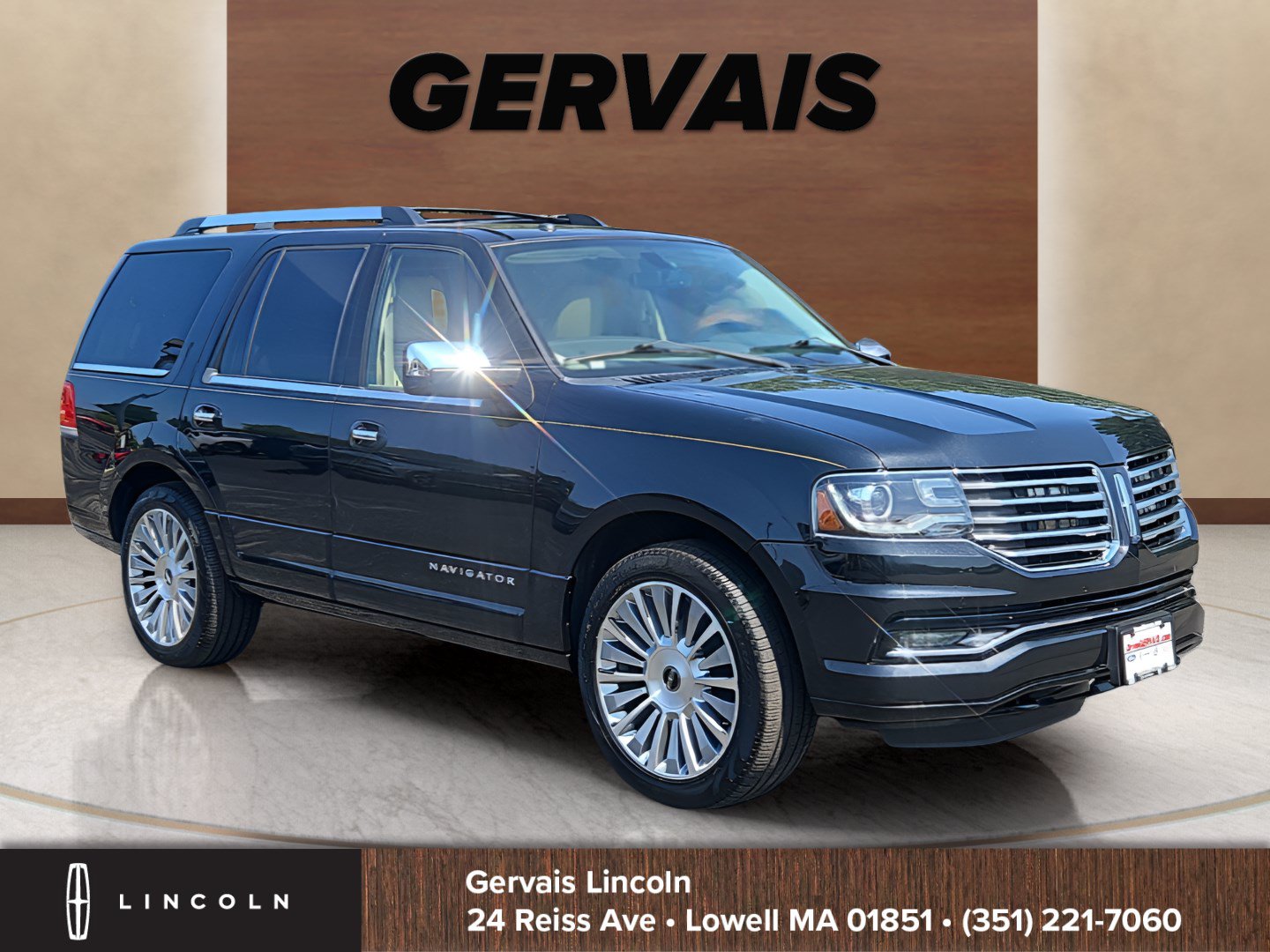 Black 2015 Lincoln Navigator SUV / Crossover Four-Wheel Drive Automatic