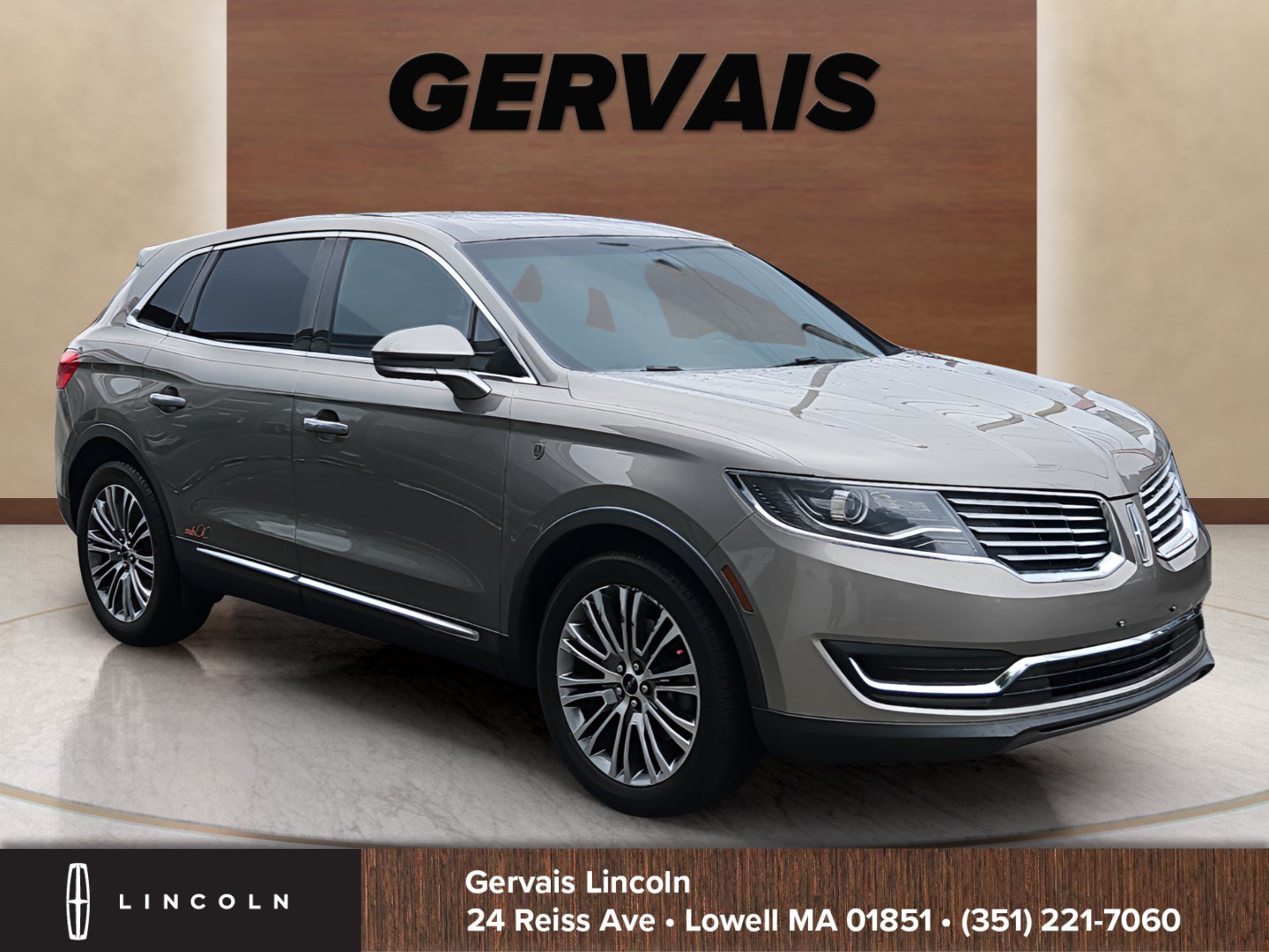 Gray 2016 Lincoln MKX SUV / Crossover All-Wheel Drive Automatic