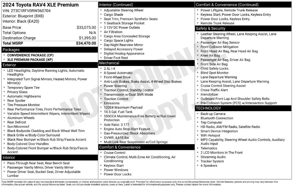 Used 2024 Toyota RAV4 XLE Premium SUV