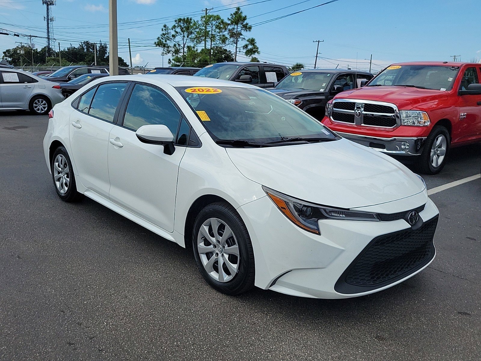 Certified 2022 Toyota Corolla LE with VIN 5YFEPMAEXNP288738 for sale in Tampa, FL