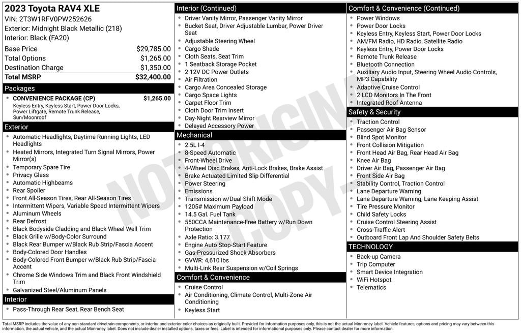 Used 2023 Toyota RAV4 XLE SUV