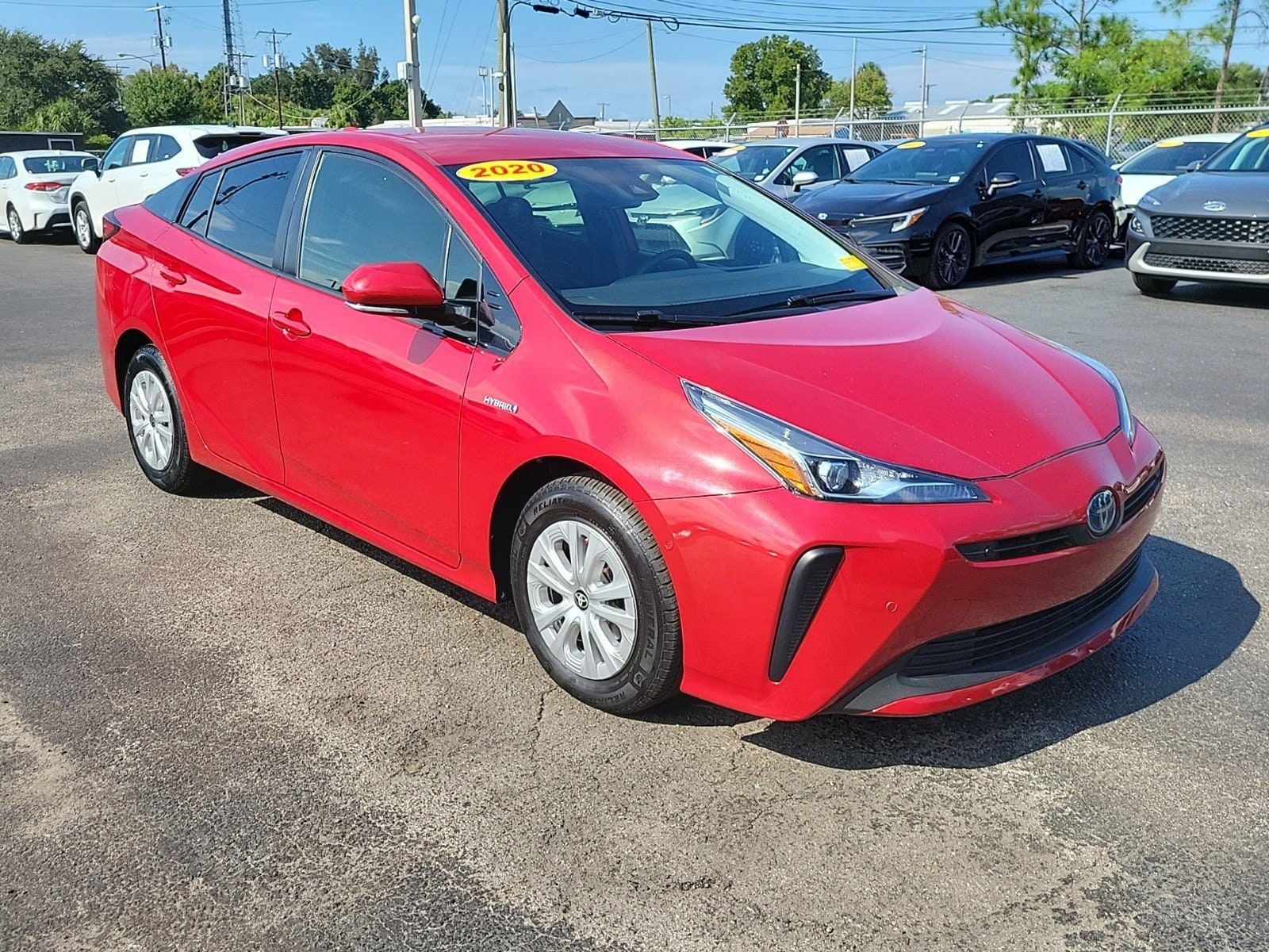 Certified 2020 Toyota Prius LE with VIN JTDKARFU3L3108734 for sale in Tampa, FL