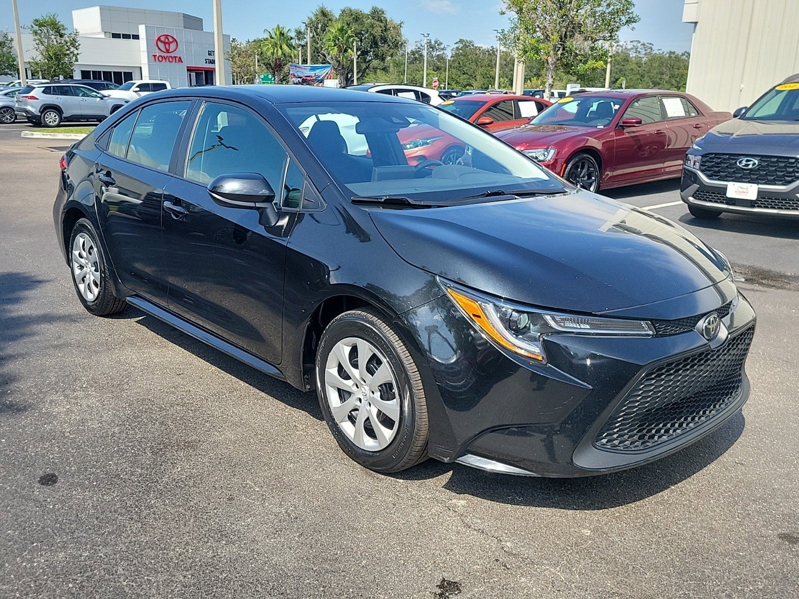 Certified 2022 Toyota Corolla LE with VIN 5YFEPMAE1NP276459 for sale in Tampa, FL