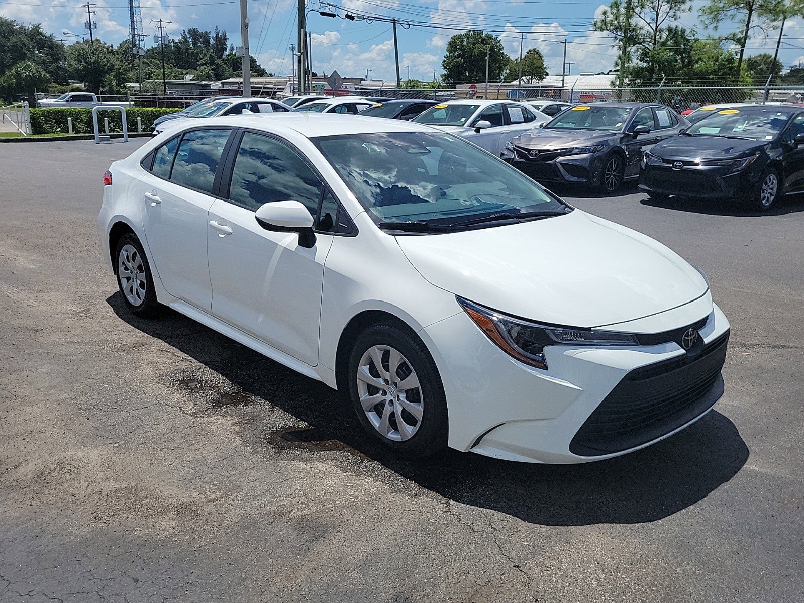 Certified 2023 Toyota Corolla LE with VIN 5YFB4MDE7PP079791 for sale in Tampa, FL