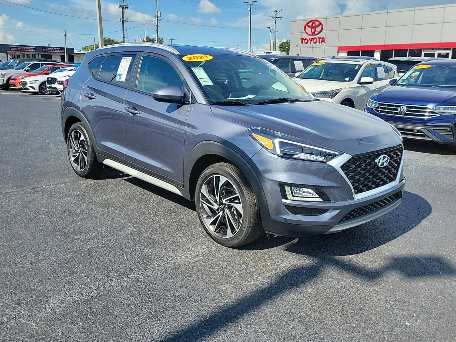 Used 2021 Hyundai Tucson Sport with VIN KM8J3CALXMU387480 for sale in Tampa, FL