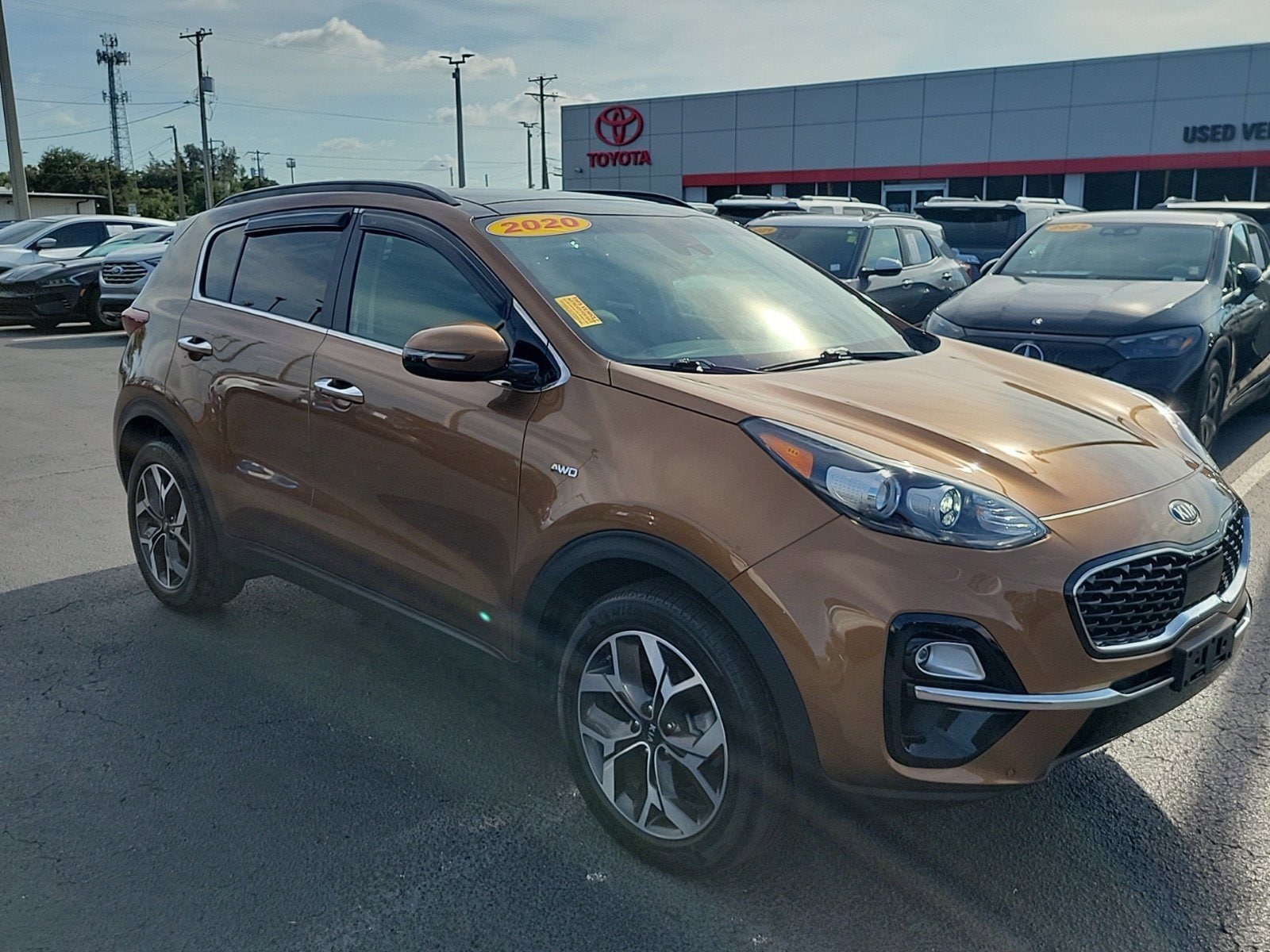 Used 2020 Kia Sportage EX with VIN KNDPNCAC6L7710882 for sale in Tampa, FL