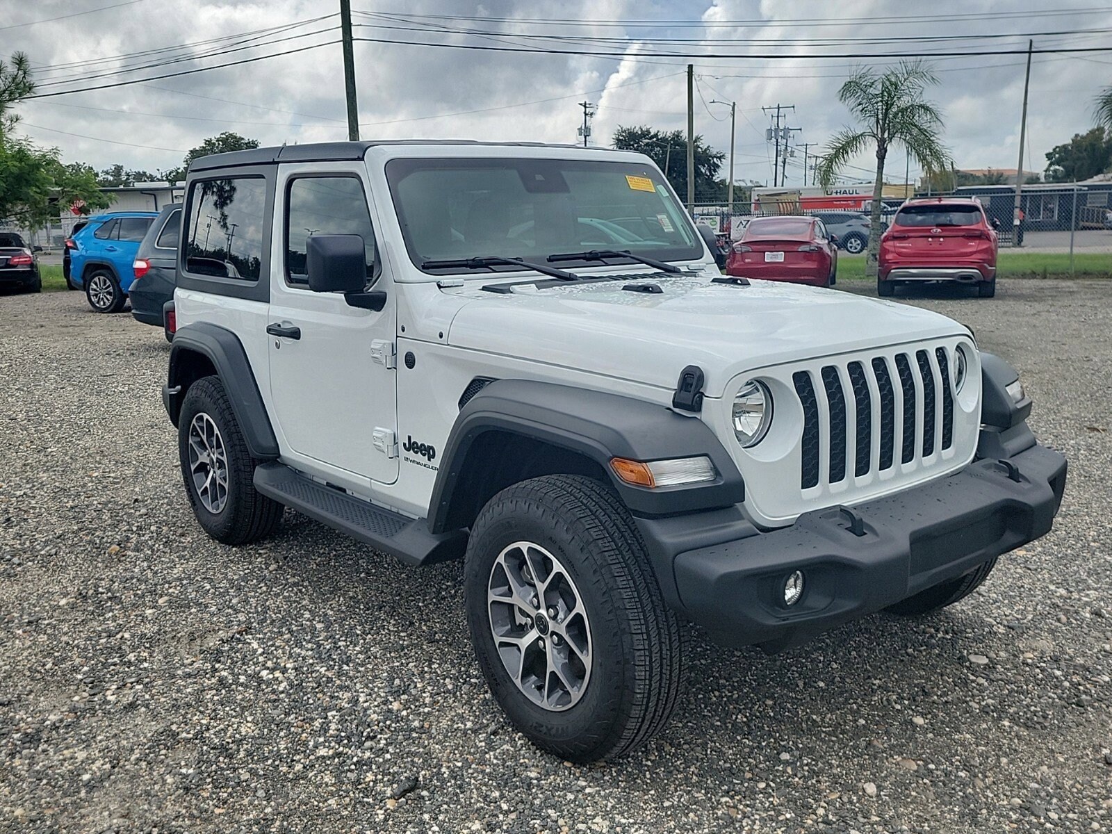 Used 2024 Jeep Wrangler 2-Door Sport S with VIN 1C4PJXAN2RW170319 for sale in Tampa, FL