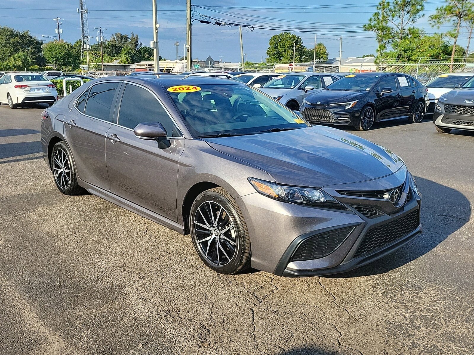 Certified 2024 Toyota Camry SE with VIN 4T1G11AK8RU888872 for sale in Tampa, FL