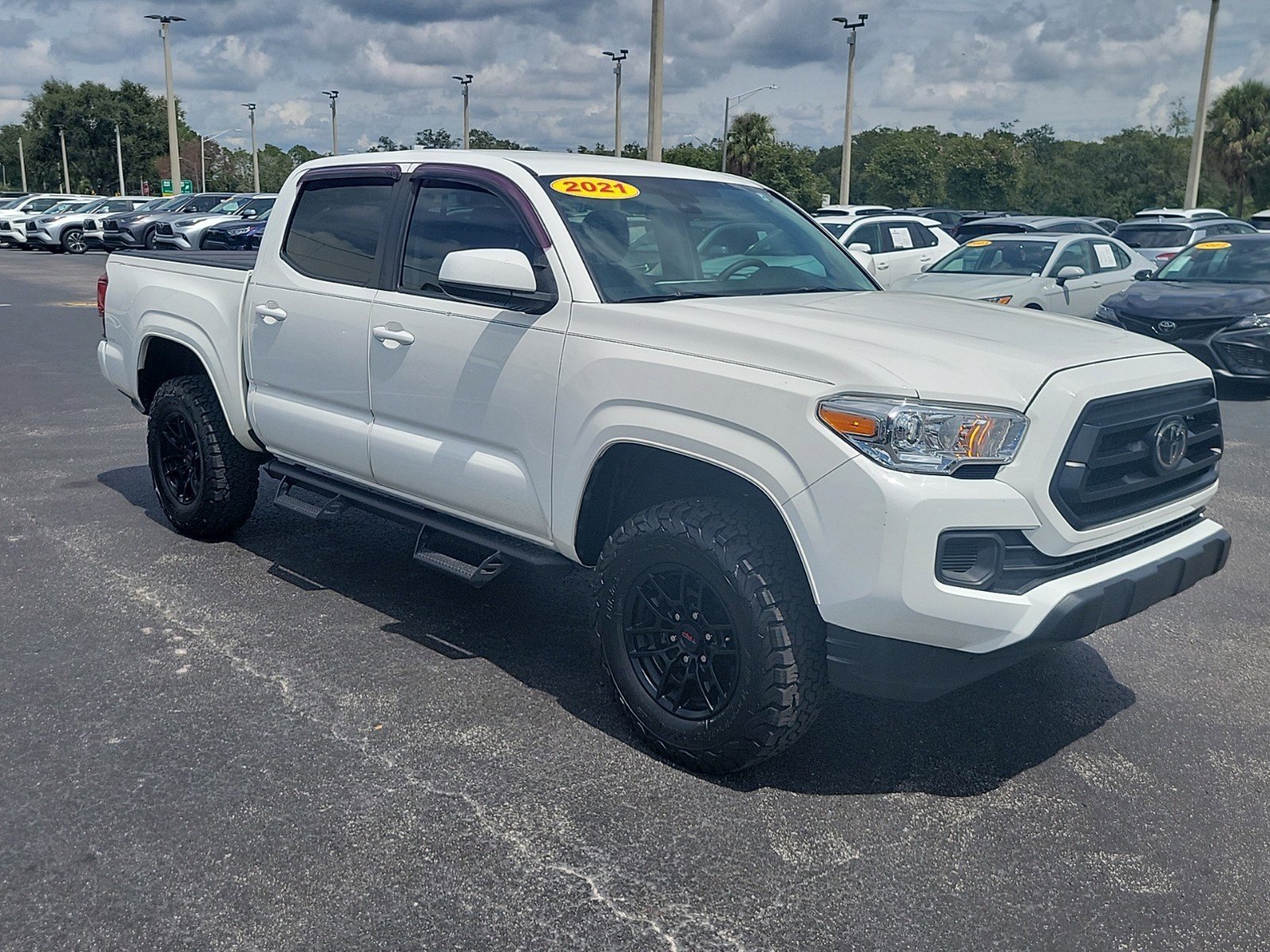 Certified 2021 Toyota Tacoma SR with VIN 3TYAX5GN0MT015670 for sale in Tampa, FL