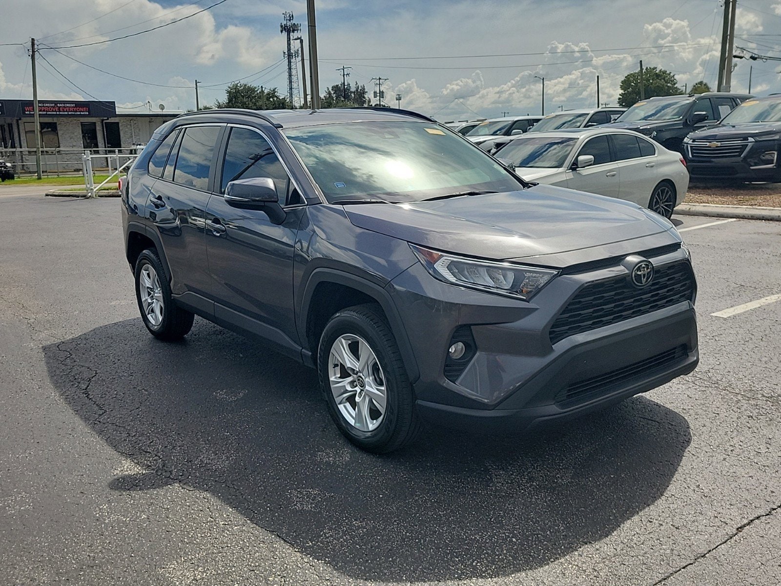 Certified 2021 Toyota RAV4 XLE with VIN 2T3P1RFV7MC230673 for sale in Tampa, FL