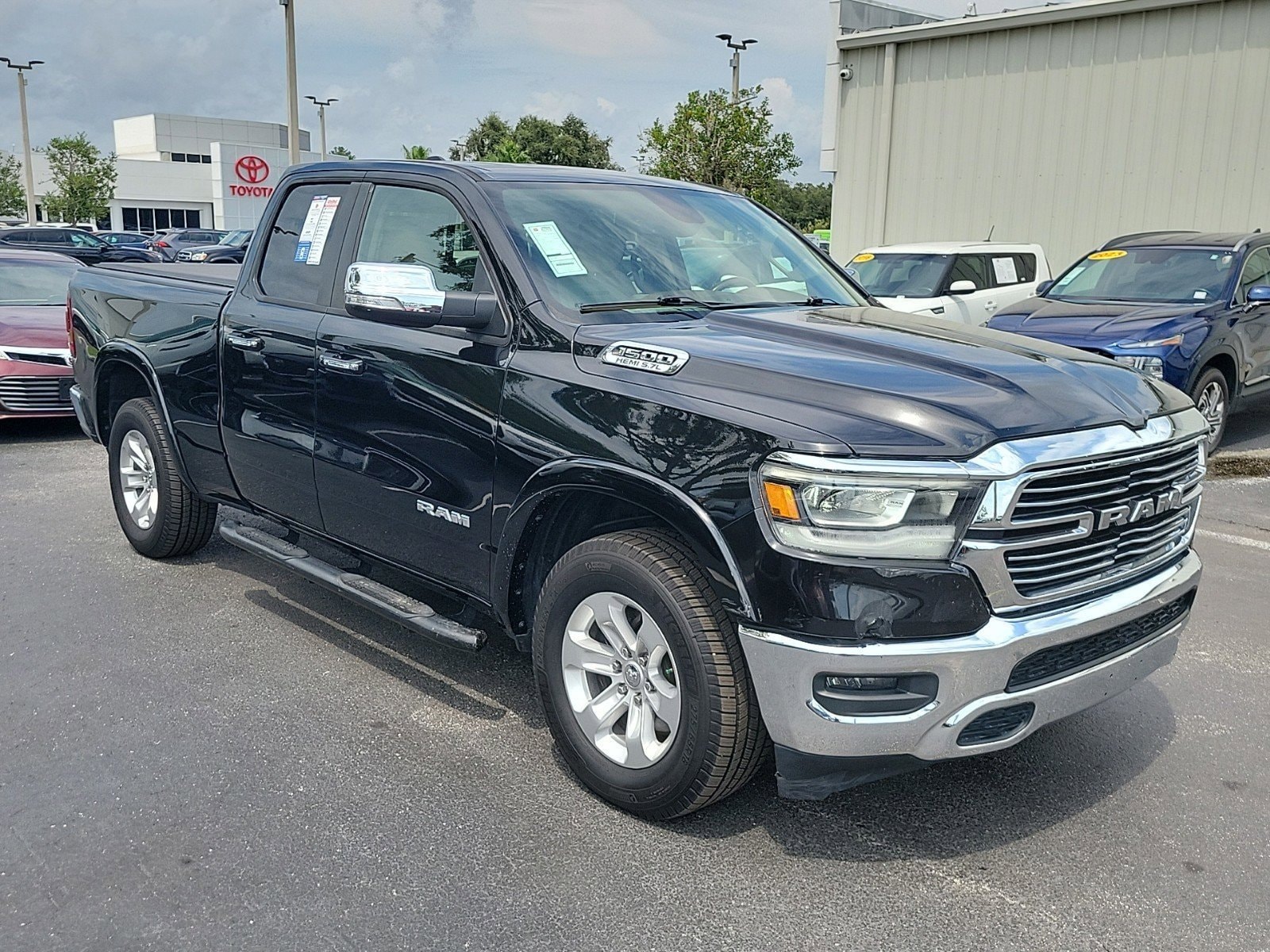 Used 2020 RAM Ram 1500 Pickup Laramie with VIN 1C6RREDT5LN123726 for sale in Tampa, FL