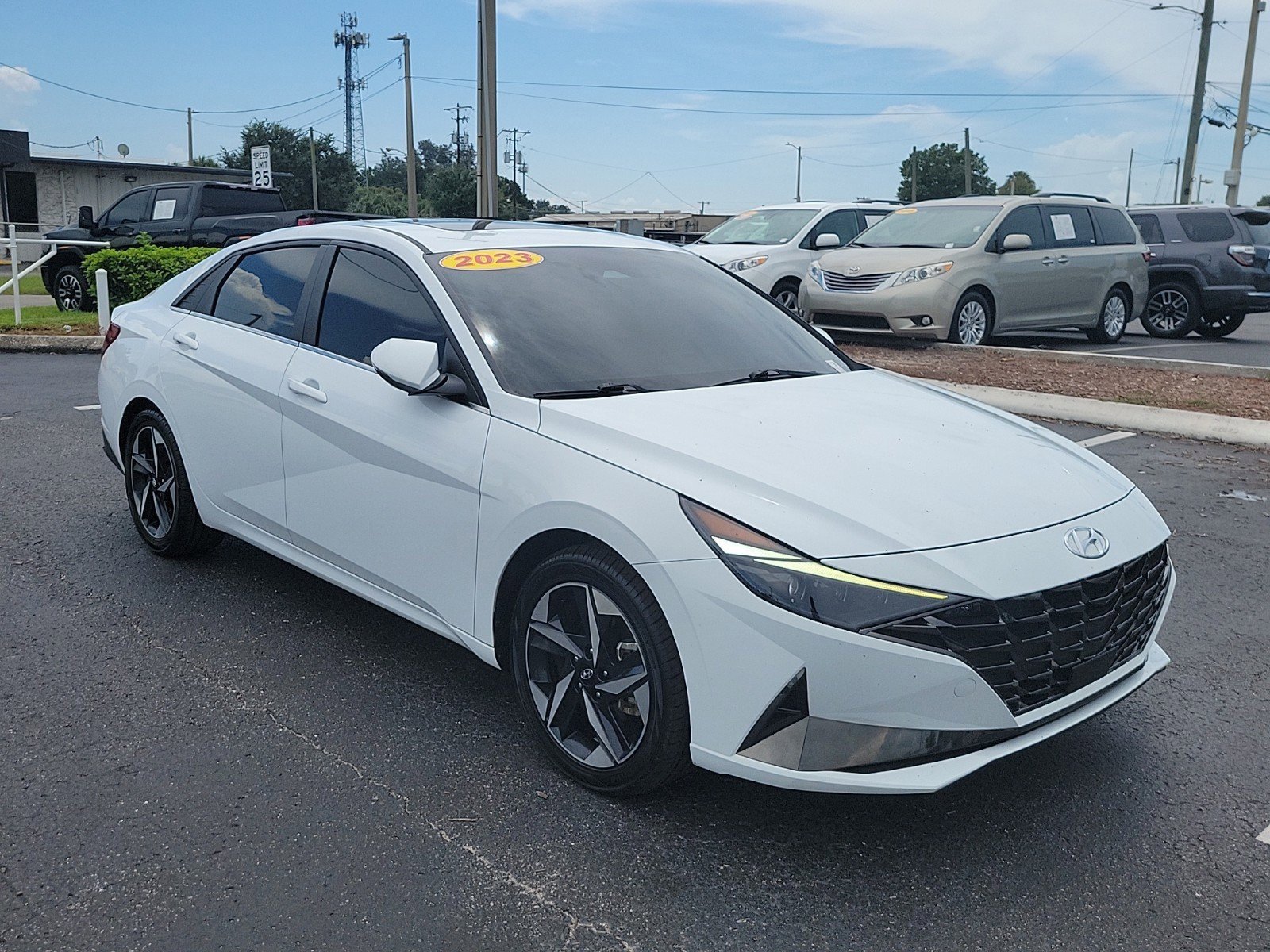 Used 2023 Hyundai Elantra Limited with VIN KMHLN4AJ9PU034501 for sale in Tampa, FL