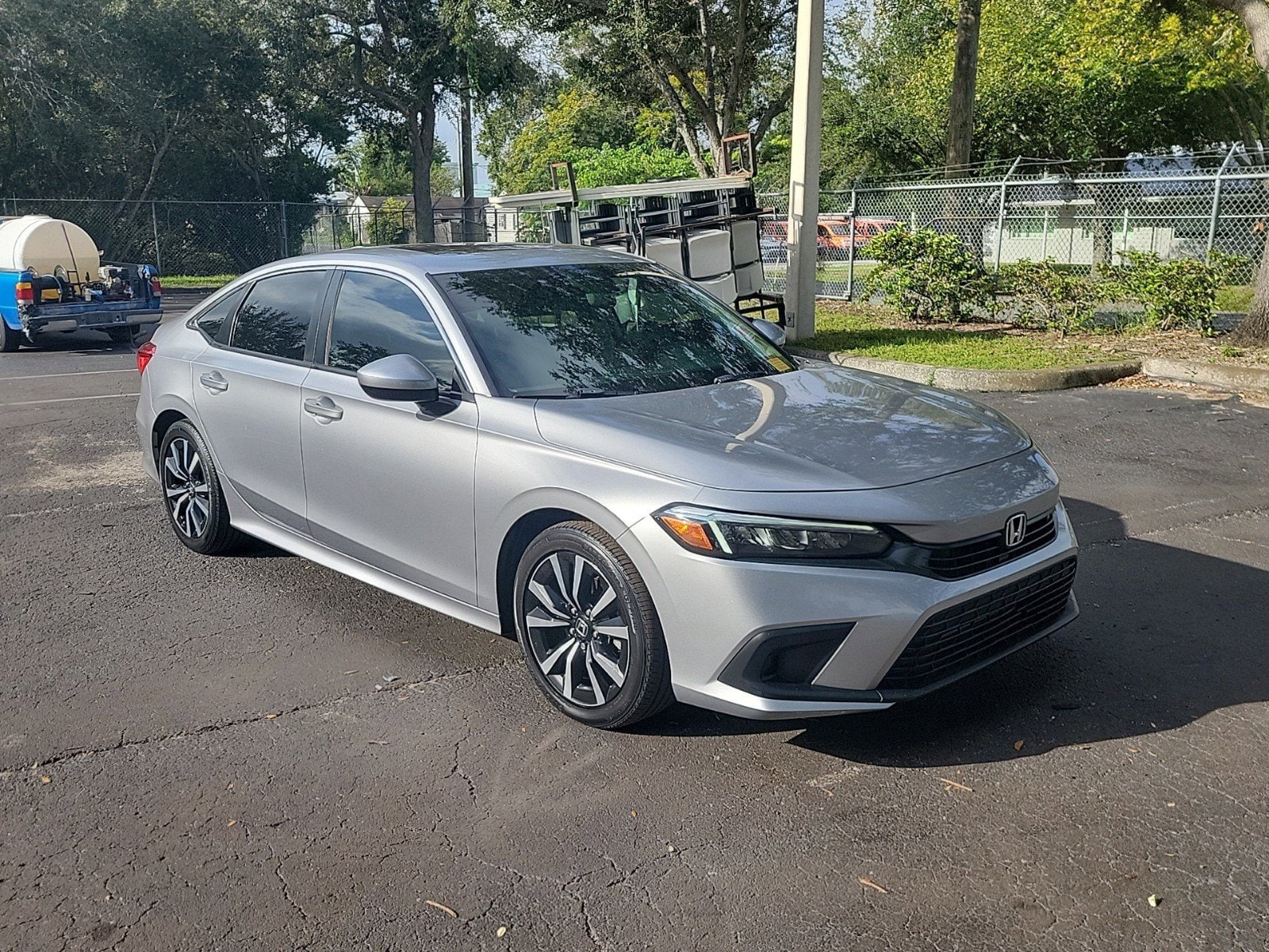 Used 2022 Honda Civic EX with VIN JHMFE1F79NX003921 for sale in Tampa, FL