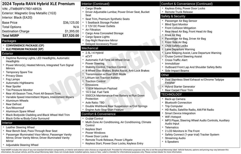 Certified 2024 Toyota RAV4 Hybrid XLE Premium SUV