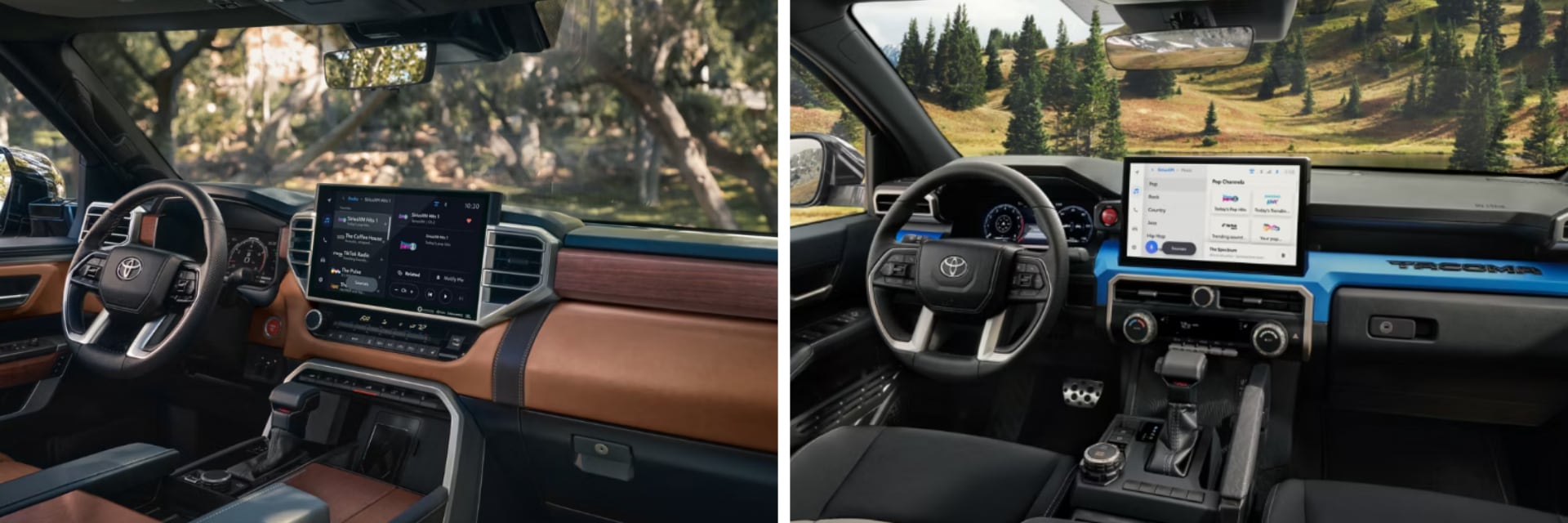 Interior - 2025 Toyota Tundra vs 2025 Toyota Tacoma - Gettel Stadium Toyota.png
