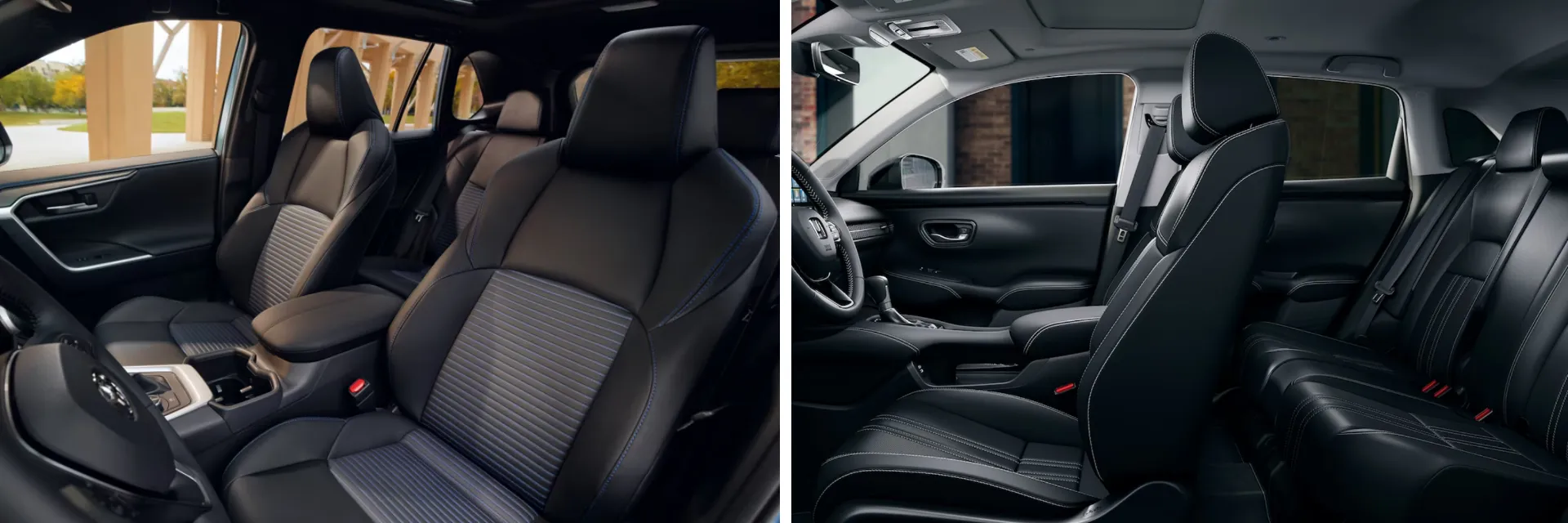 2025 Toyota RAV4 vs Honda HR-V Interior