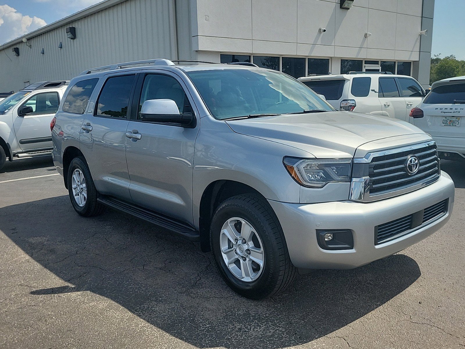 Used 2022 Toyota Sequoia SR5 with VIN 5TDAY5A16NS076585 for sale in Tampa, FL