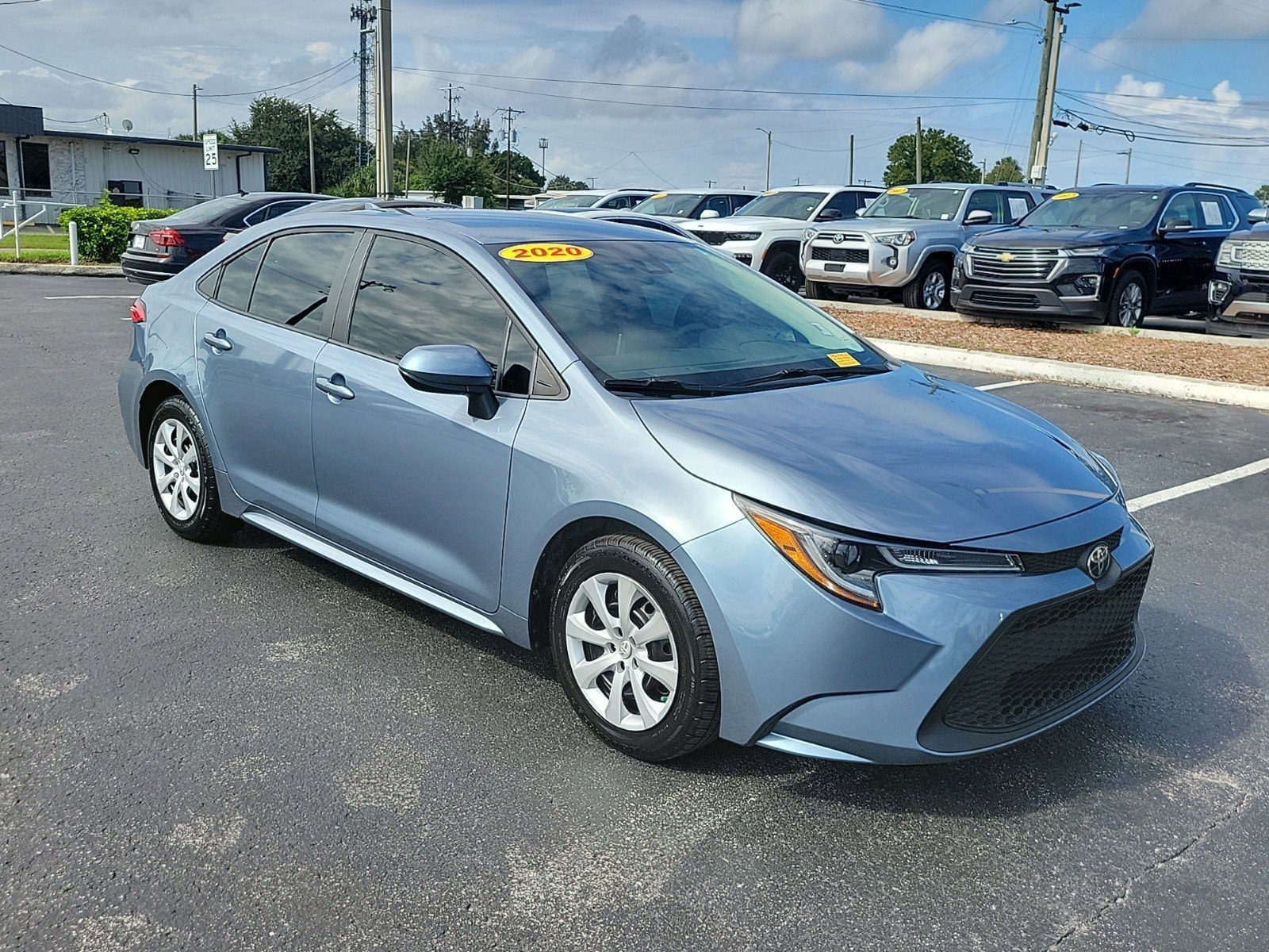 Certified 2020 Toyota Corolla LE with VIN 5YFEPRAE9LP095698 for sale in Tampa, FL