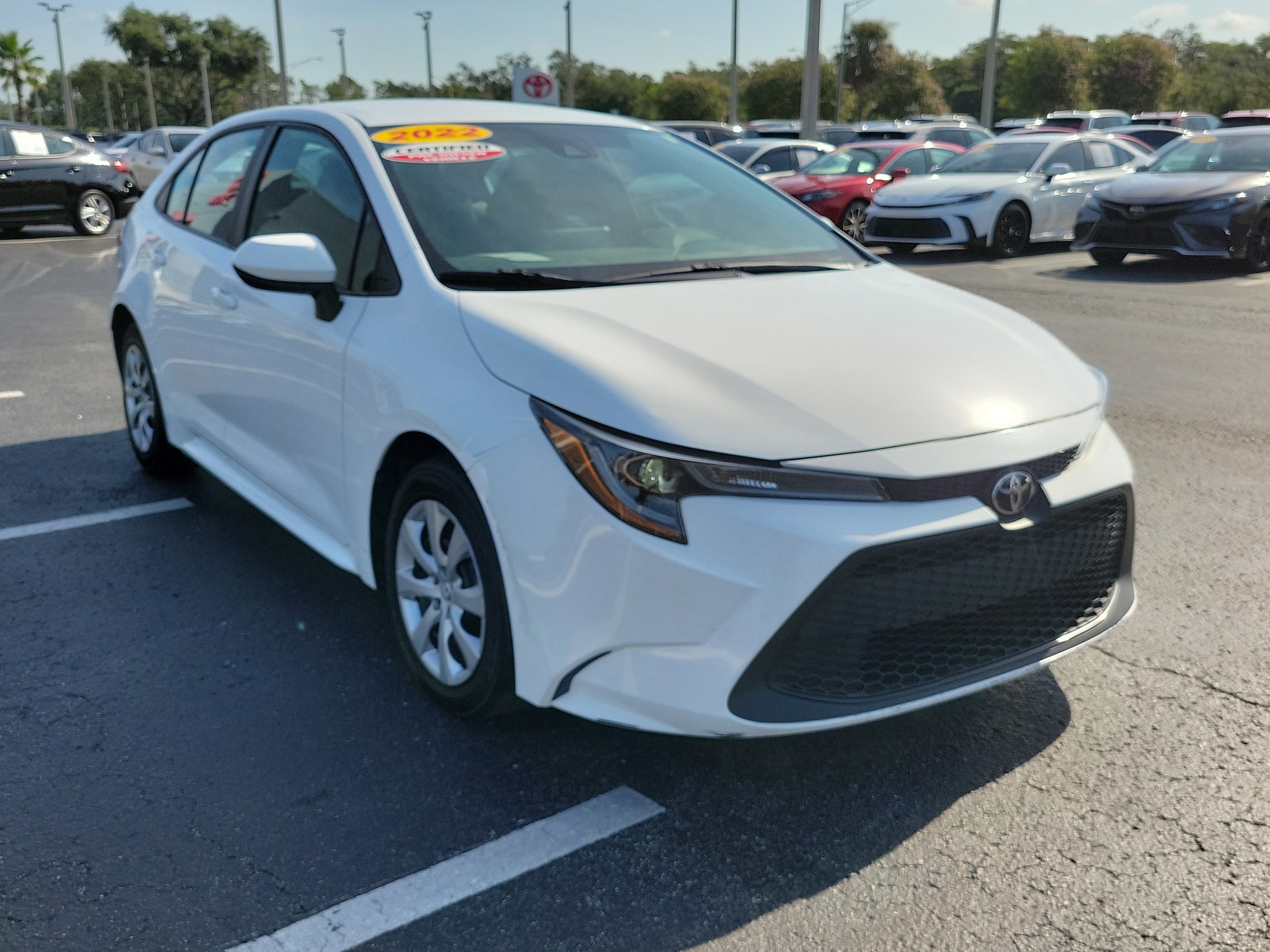 Certified 2022 Toyota Corolla LE with VIN 5YFEPMAE3NP352845 for sale in Northfield, Minnesota