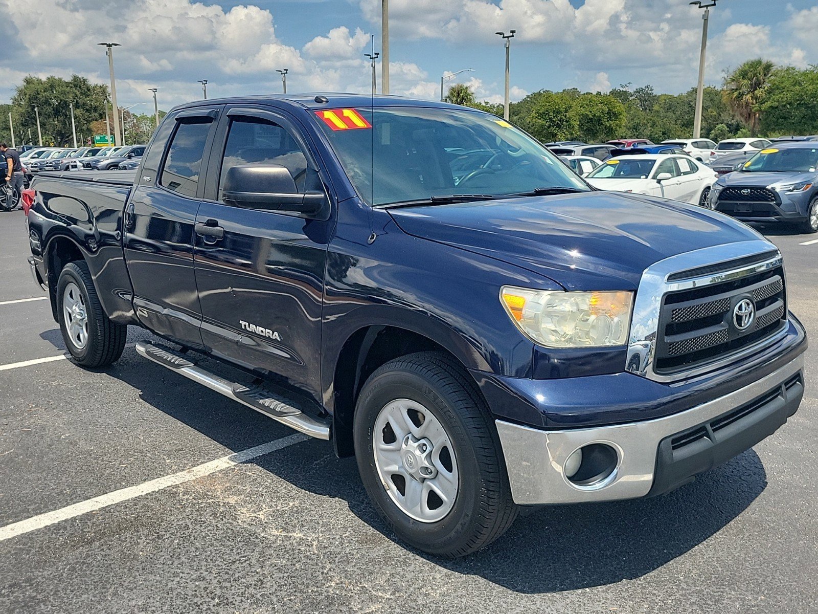 Used 2011 Toyota Tundra Tundra Grade with VIN 5TFRM5F14BX022697 for sale in Tampa, FL