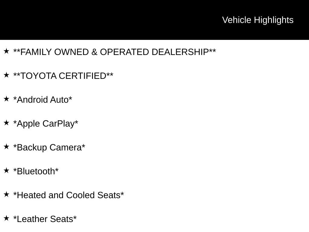 Certified 2021 Toyota Highlander Hybrid XLE SUV