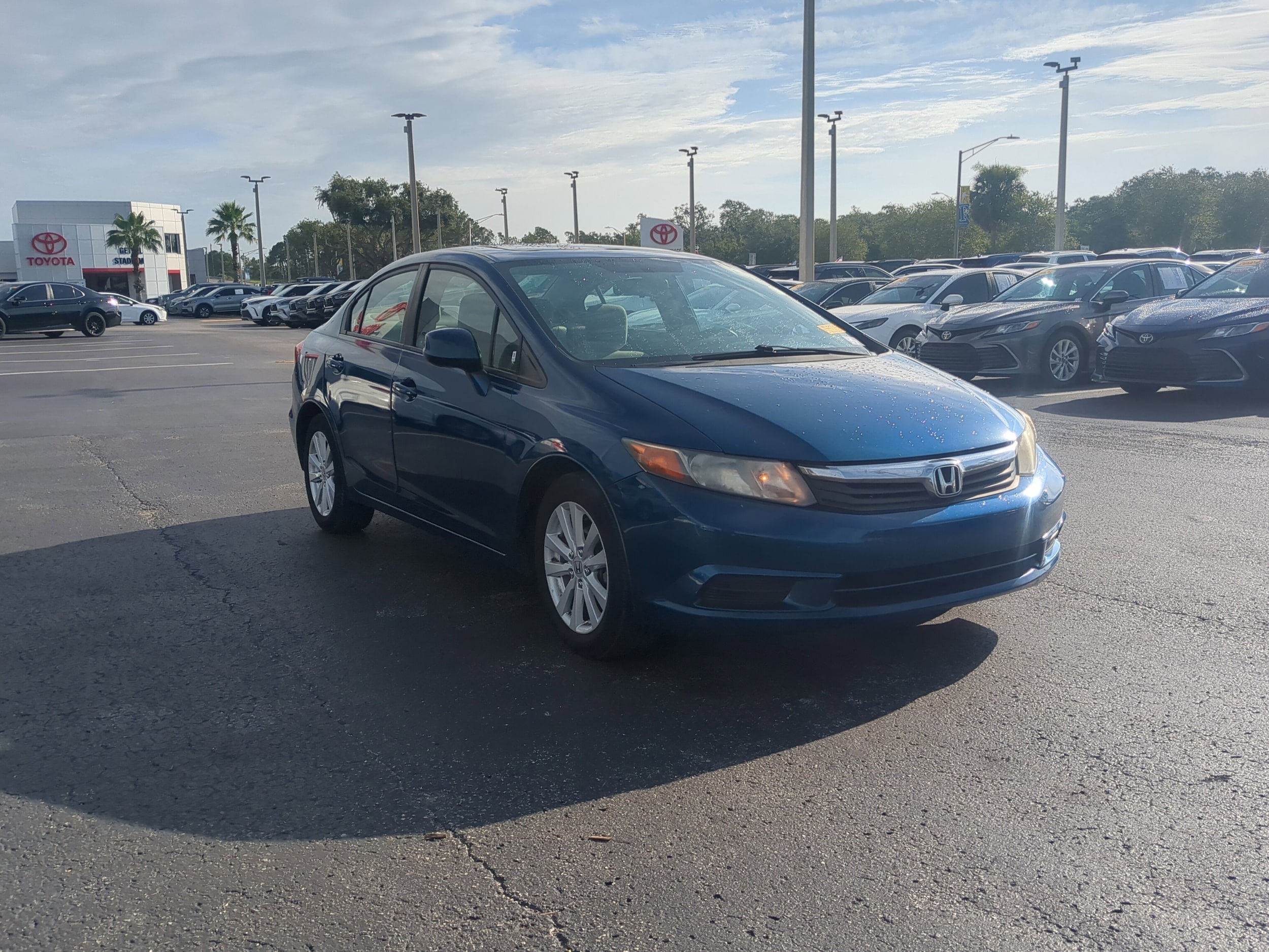 Used 2012 Honda Civic EX with VIN 2HGFB2F87CH570849 for sale in Tampa, FL