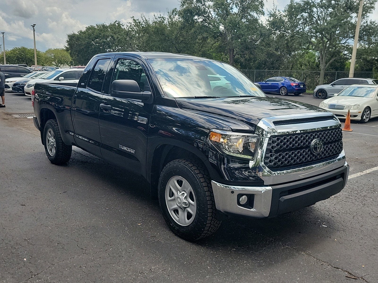 Certified 2021 Toyota Tundra SR5 with VIN 5TFRY5F14MX299356 for sale in Tampa, FL