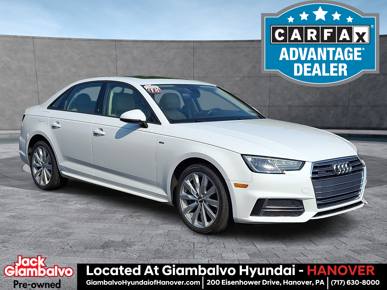 Used 2018 Audi A4 2.0T Premium Sedan