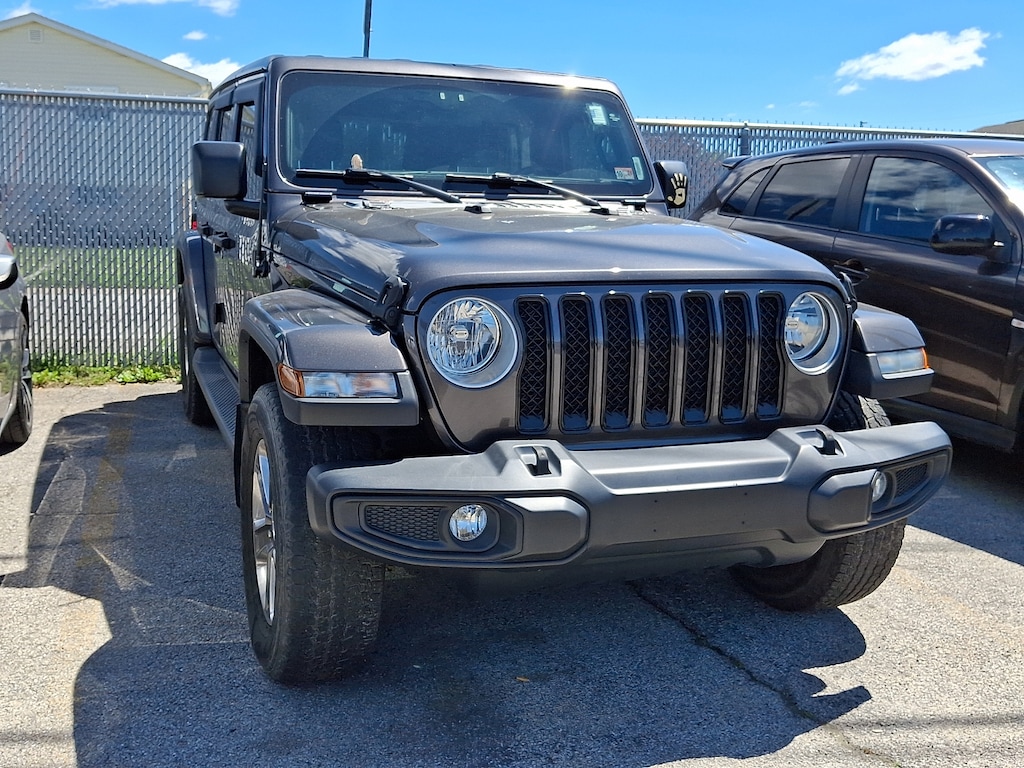 Used 2021 Jeep Wrangler Unlimited Sahara 4x4 Sport Utility