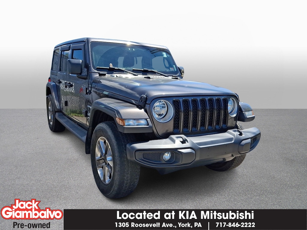 Used 2021 Jeep Wrangler Unlimited Sahara 4x4 Sport Utility