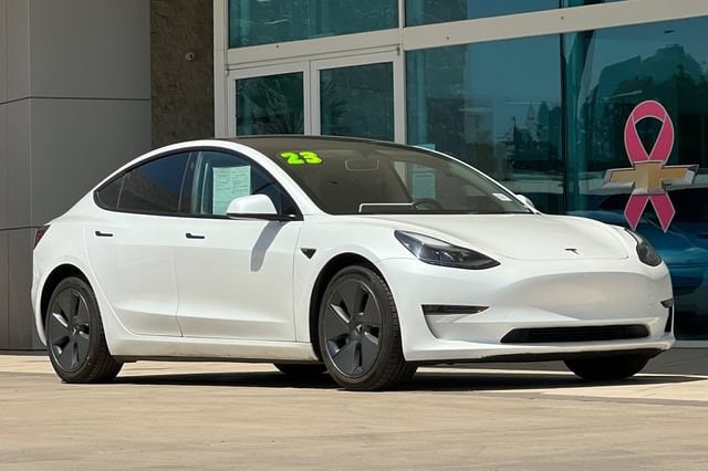 Used 2023 Tesla Model 3 Long Range with VIN 5YJ3E1EB9PF461451 for sale in Visalia, CA