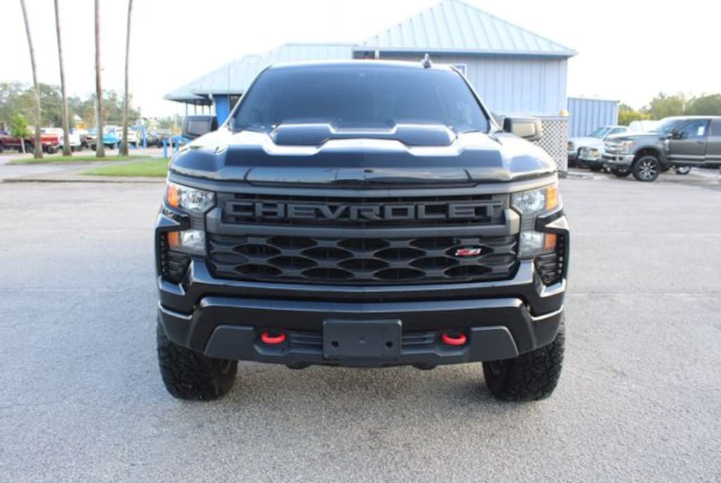 Used 2023 Chevrolet Silverado 1500 Custom Trail Boss Crew Cab 6inch Lifted 4x4 Truck